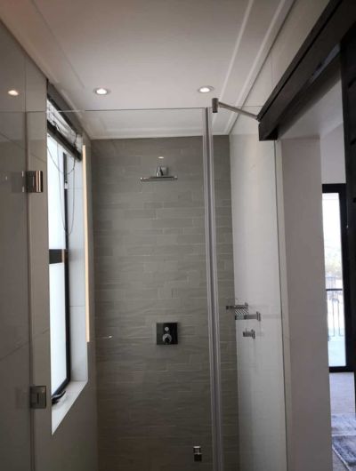 frameless shower door