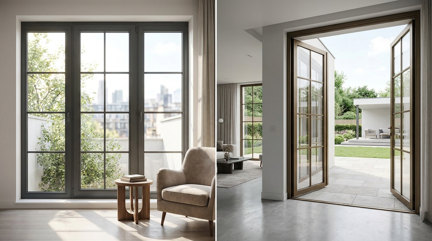 Illustration: When to Choose French Windows vs French Doors